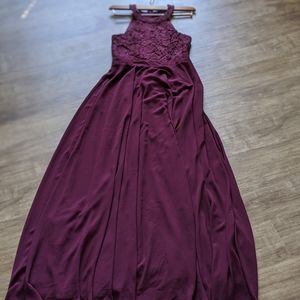Large Burgundy Picture Perf Lulus Bridesmaid Dress